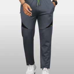 Men Solid Grey Track Pants-picture-31