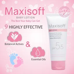 maxisoft Baby Lotion - 100 ml Pack of 2 image 3