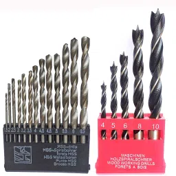 Heavy duty 13pc HSS drill bit and 5pc Wood drill bit set (Pack of 2)-21