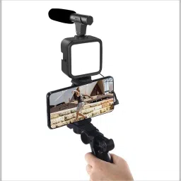 ANY KART Best Vlogging Accessories Kit for Mobile Phone DSLR Camera Video Recording Kit Tripod Kit, Monopod Kit image 5