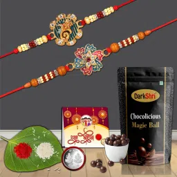 0271-0276. p Rakhi For brother,Rakhi with Chocolate,Rakhi Combo Assorted Gift Box-image-86
