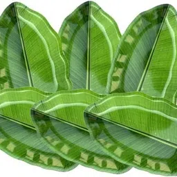 carnival Banana model green shape 7 inch bwautyful plate set 6 pcs Dinner Plate-picture-30