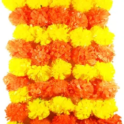 raga plus Multicolor Marigold Artificial Flower-picture-26