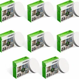 Moon plus Round 6W Surface Downlight | Mount Light Cool White Packof 8 Surface Ceiling Light Ceiling Lamp-18