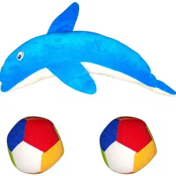 Soft Ball and Fish Toy for Kids & Adults Ultra-Soft Cloth & Cotton Plush Toy - 220 mm-image-69