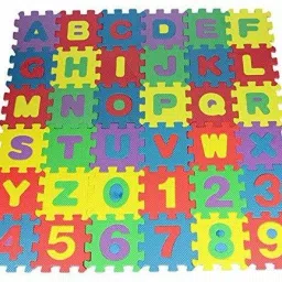 Foam Alphabet Puzzle Matt ABCD + Numbers 0 to 9 Flooring Mat | Set of 36 Tiles (Multicolored)-6