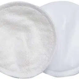 Reusable Maternity Breast Pads Washable| Absorbent Comfort Fit Pad (2 PC White) Nursing Breast Pad-image-50