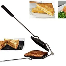 3 Non-Stick Aluminium Mini Gas Toaster | Bread Grill Sandwich/Burger/Samosa Maker Toast Toast-19
