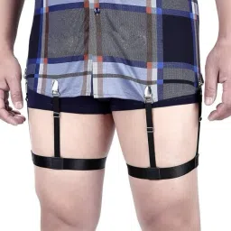 JS Enterprises ™ Shirt Stays For Men, Shirt Holder For Men, Adjustable Elastic Shirt Garter-18