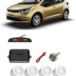 AB506 Silver Car Reverse Parking Sensor with LED Display 4 Sensor A506 Parking Sensor-image-42