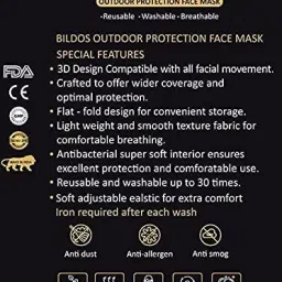 wellstar Unisex 4 Layer Cotton Washable & Reusable with SSMMS Filter 3D Super Breathable Face Mask with Adjustable Ear Loop Without Valve (Multicolour) - Pack of 12 Cloth Mask image 2