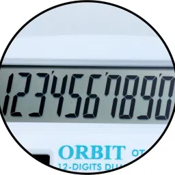 villy Orbit OT-612 CHECK & CORRECT Blue BasicCalculator image 4