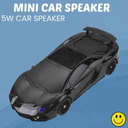 GUGGU F4 (PORTABLE BLUETOOTH SPEAKER) Dynamic Thunder Sound With Long BatteryR455 5 W Bluetooth Laptop/Desktop Speaker-0
