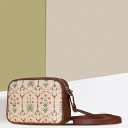 Beige Women Sling Bag Taj Nakashi Sling Bag-image-15