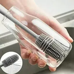 Bottle Mug Brush, Glassware Cleaning , Long Handle Silicone Bottle Cleaner Brush-image-48