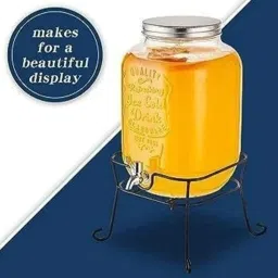 5 Litre Dispenser With Tap and Black Stand Cold Water Mason Jar Beer Dispenser Bottom Loading Water Dispenser-image-19