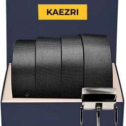 Men Black Genuine Leather Belt-image-6