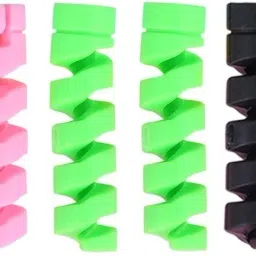Obstinate Cable Protector 4 pcs For any type of wire breakage protection Multicolour 10 Cable Protector-image-62