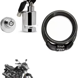 Helmet Protection Bike Helmet Lock with Bike Disc Brake Lock with Keys Combo-picture-25
