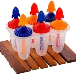 Ice Candy Mould Tray / Kulfi Mould / Ice Cream Maker / Popsicle Mould Multicolor Plastic Ice Cube Tray-picture-10