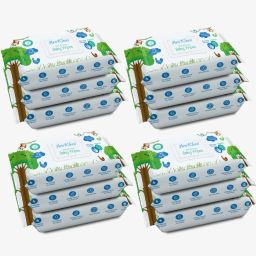 Baby Wipes With Aloe Vera And Vitamin E (Pack of 12), Dermatologically Tested-16