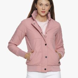 Women Solid Puffer Jacket-image-37