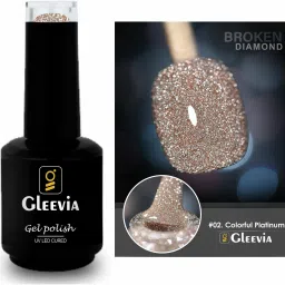 Colorfull Disco Reflective Glitter UV Gel Polish UV/LED Cured R2 - 15ml Bottle Shade Code - R2-image-0