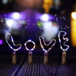 decretive 20 LEDs 2 m Multicolor Steady String Rice Lights image 3