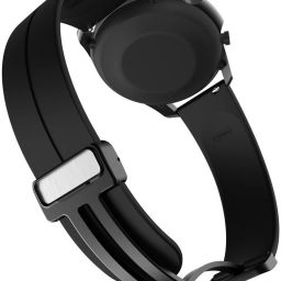 zeepzone Black 20MM - Watch Strap Silicone Belt Magnetic Clasp Compatible 24 mm Silicone Watch Strap-image-40