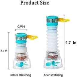 gensung 360° Rotating Faucet Aerator with Water Saving & Pack of 3 (Combo) - Multicolor Faucet Nozzle image 2