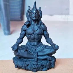 MAHAYOGI SHIVA 3D MURTI FOR HOME ,CAR DESK Decorative Showpiece-8 cm-1