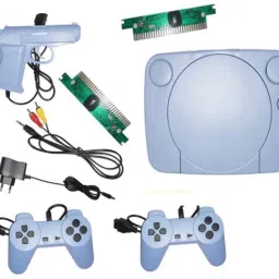 GARNER 37 Classic TV Game 8 BIT Console Inbuilt Games with 2 Cassette NA GB with Contra, Super Mario Bros, F1 Race, Cricket Game-image-98