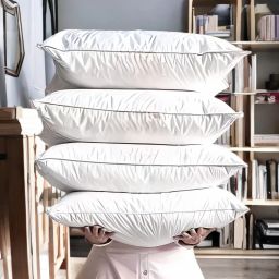 LUXURY Cotton Solid Sleeping Pillow Pack of 4-5
