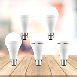 Emergency 12W Inverter LED Bulb with 2000mAh Rechargeable Battery Pack of 5 A130 4 hrs Bulb Emergency Light-image-14