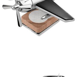Car Air Freshener Car Fragrance Diffuser Creative Solar Helicopter Perfume 455 Air Purifier-image-1