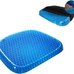 nd brothers Gel Orthopedic Seat Cushion Back Support Pad for Car, Office , Wheelchair M95 Supporter-picture-26