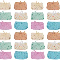 New Born Baby Cotton Premium Quality U Shape Nappies, Nadi ,Langot Washable Reusable Cotton Diaper Nappy Baby Cozy Wear Pack of 24 pcs (0-6 Months)-17