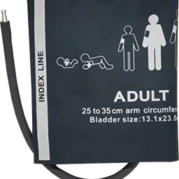 mediearth NIBP Cuff Adult with Single Tube Compatible for all types of monitor Bp Monito Bp Monitor Cuff-6