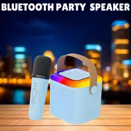 GUGGU Bluetooth Speaker Support SD Card/Aux/USB With Karaoke Mic and RGB Lights G433 10 W Bluetooth Laptop/Desktop Speaker-image-26