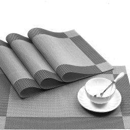 Rectangular Pack of 4 Table Placemat-image-1