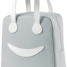 Smiley Lunch Bag for School Office Travel Picnic for Kids Men Women Waterproof Lunch Bag-image-3