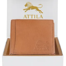 attila Men Casual Tan Genuine Leather RFID Wallet-picture-20