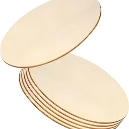 20*20 cm Round DIY MDF Cutout for Home Decorations-image-23