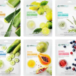 Fairness Sheet Mask for Intense Hydration, Made In Korea, Pack of 6-image-6