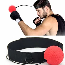 Boxing Equipment with Head Band for Reflex Speed Striking Pad-image-20