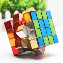 cuberkart Sengso Legend 4x4 Metallic Speed Cube 4x4x4 Mirror Reflective Magic Puzzle image 4