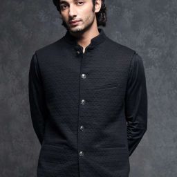 Solid Men Waistcoat-image-3