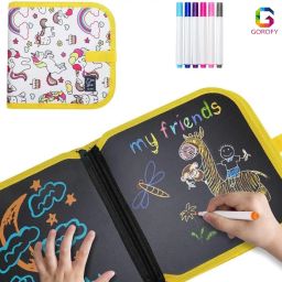 Kids Erasable Doodle Book Set Toddler Activities-36