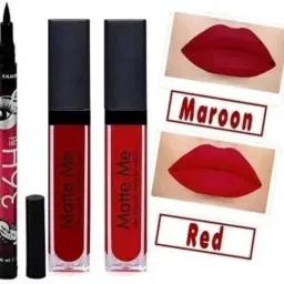 MAKEUP LIPSTICK RED MAROON AND 36 COMBO-13