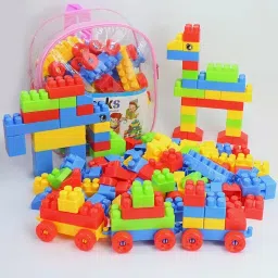 Top CreateBlock: DIY Plastic Building Blocks Set for Kids,100+ Pieces, Ages 3+-87